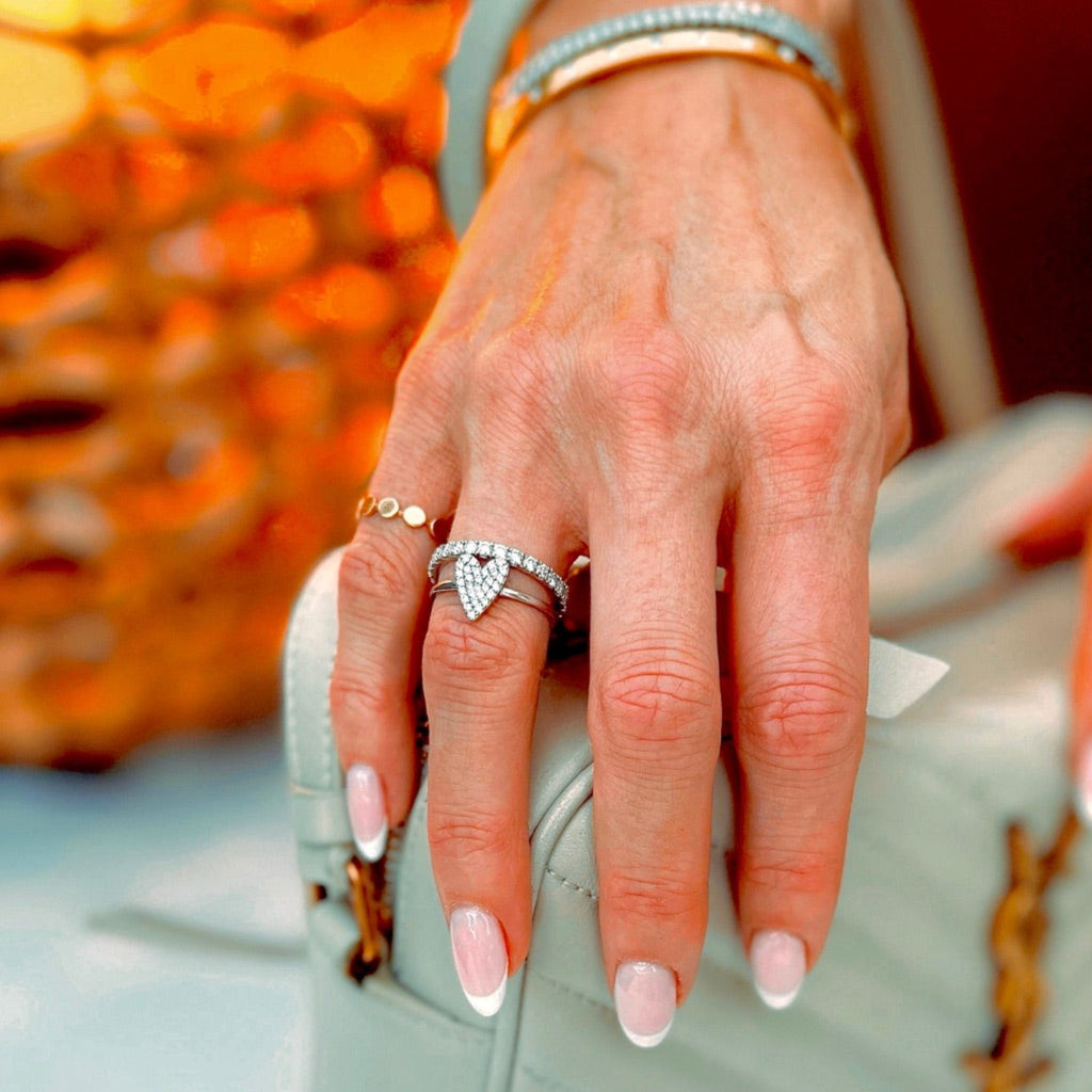 14k yellow gold eternal bond ring 