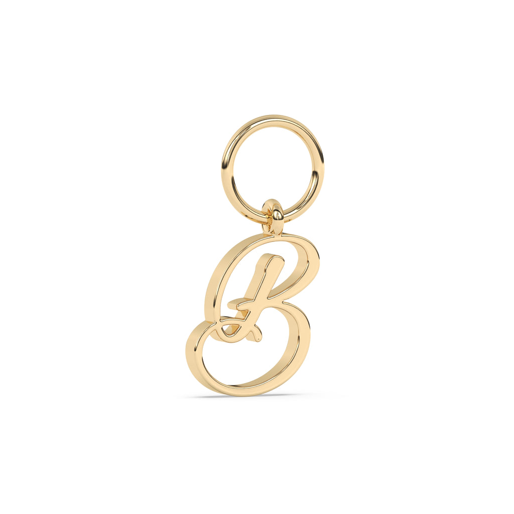 Gold Initial Earring | Letter Earring