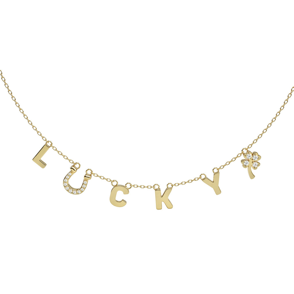 diamond name necklace